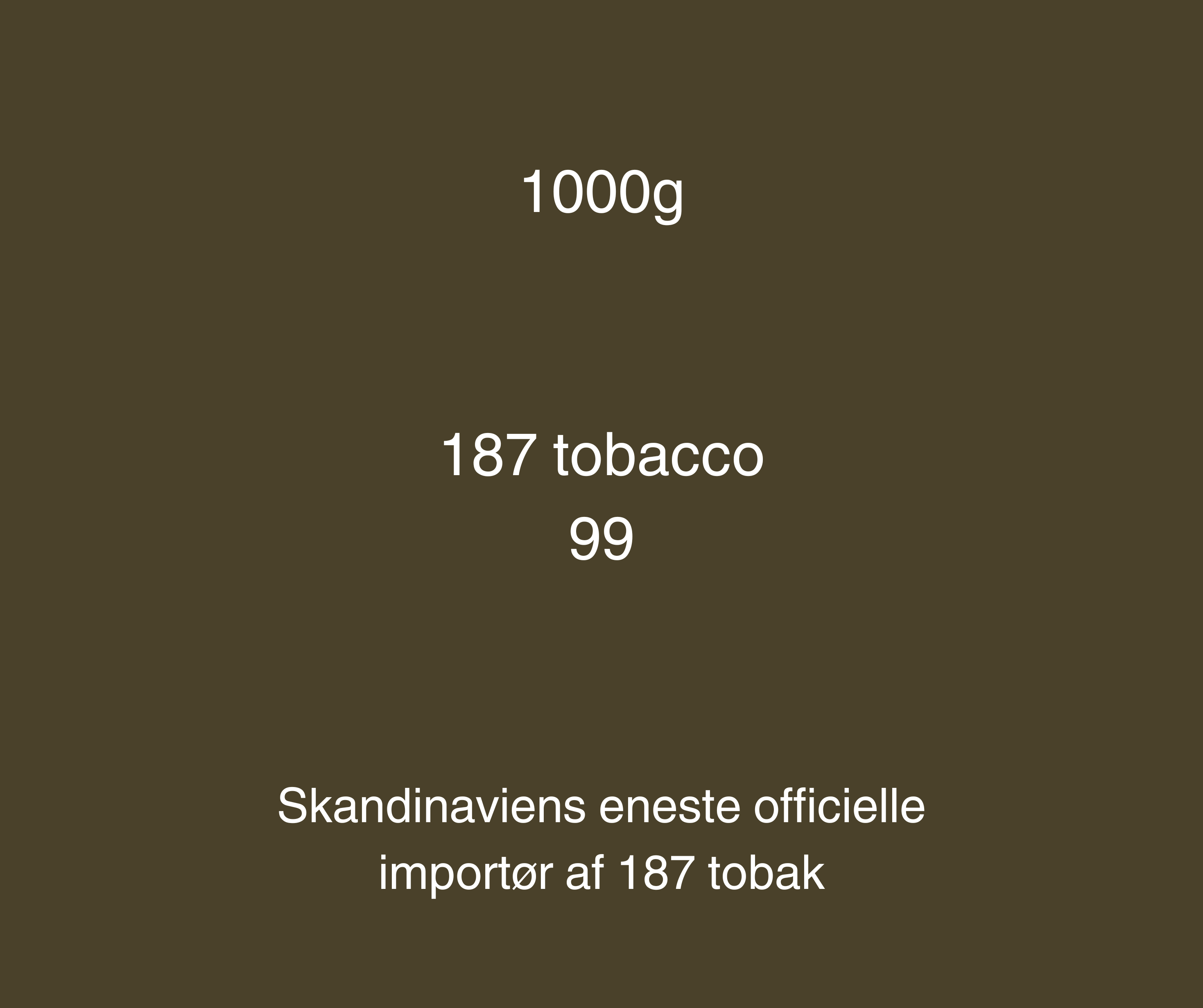 187 Strassenbande Tobacco - 99 (1000g) - Caesar Shisha