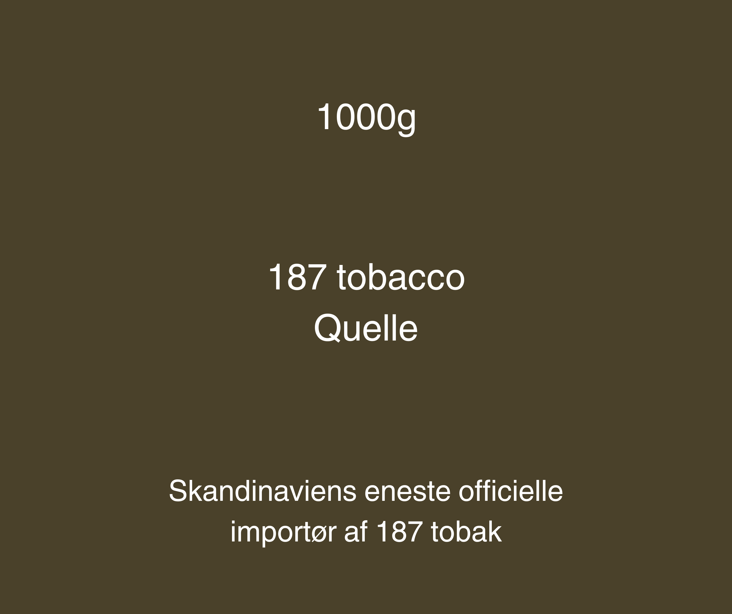 187 Strassenbande Tobacco - Quelle (1000g) - Caesar Shisha
