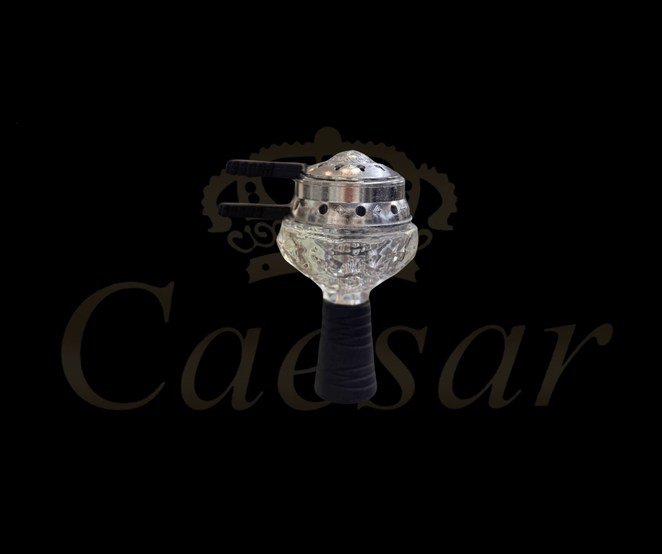 Caesar Royal Diamond Glass Bowl Med Varmeregulator - Caesar Shisha