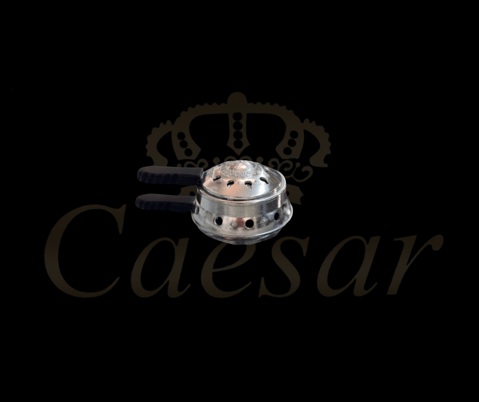 Caesar Royal Diamond Glass Bowl Med Varmeregulator - Caesar Shisha