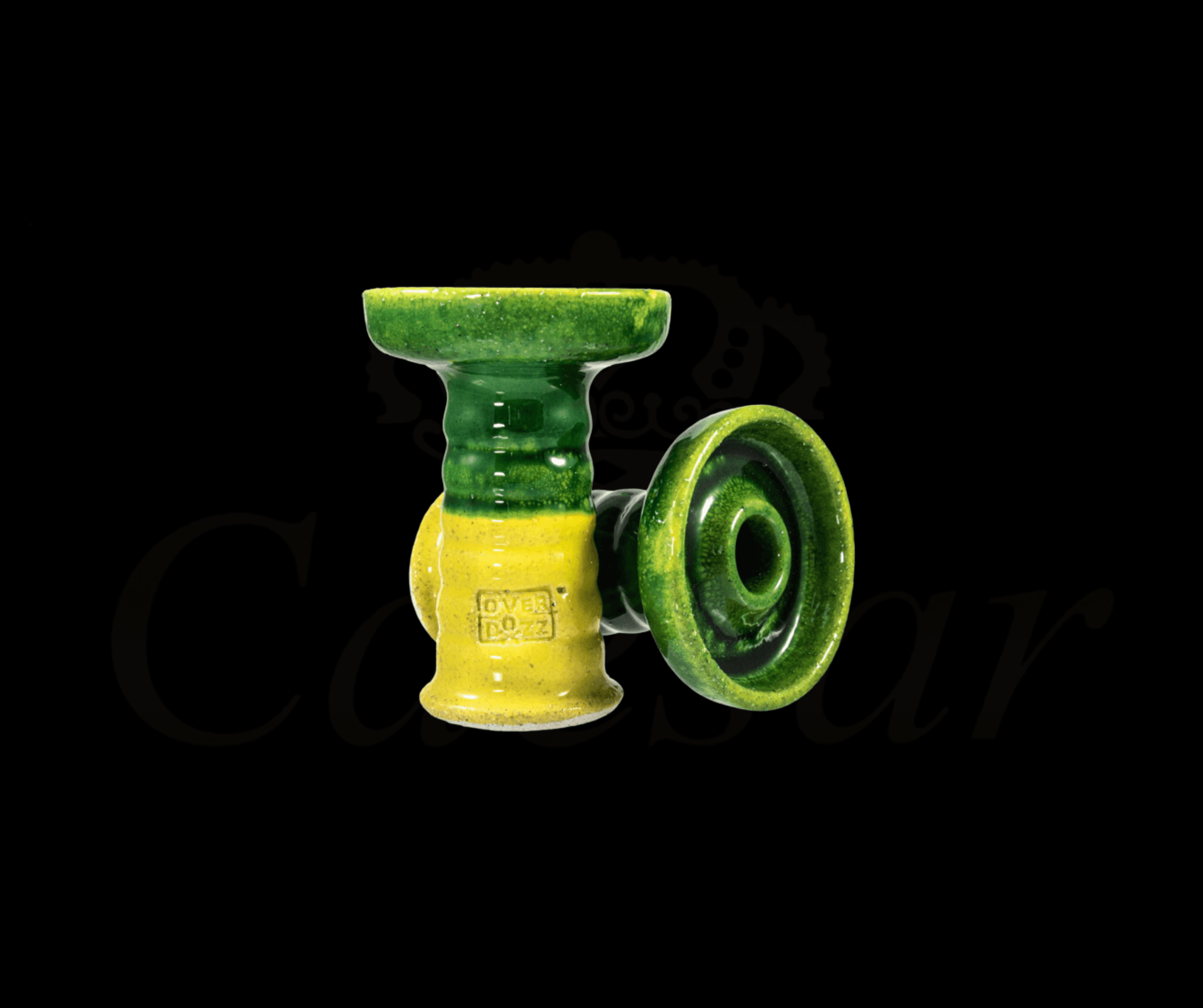 OverDozz Bowl - Green Yellow - Caesar Shisha