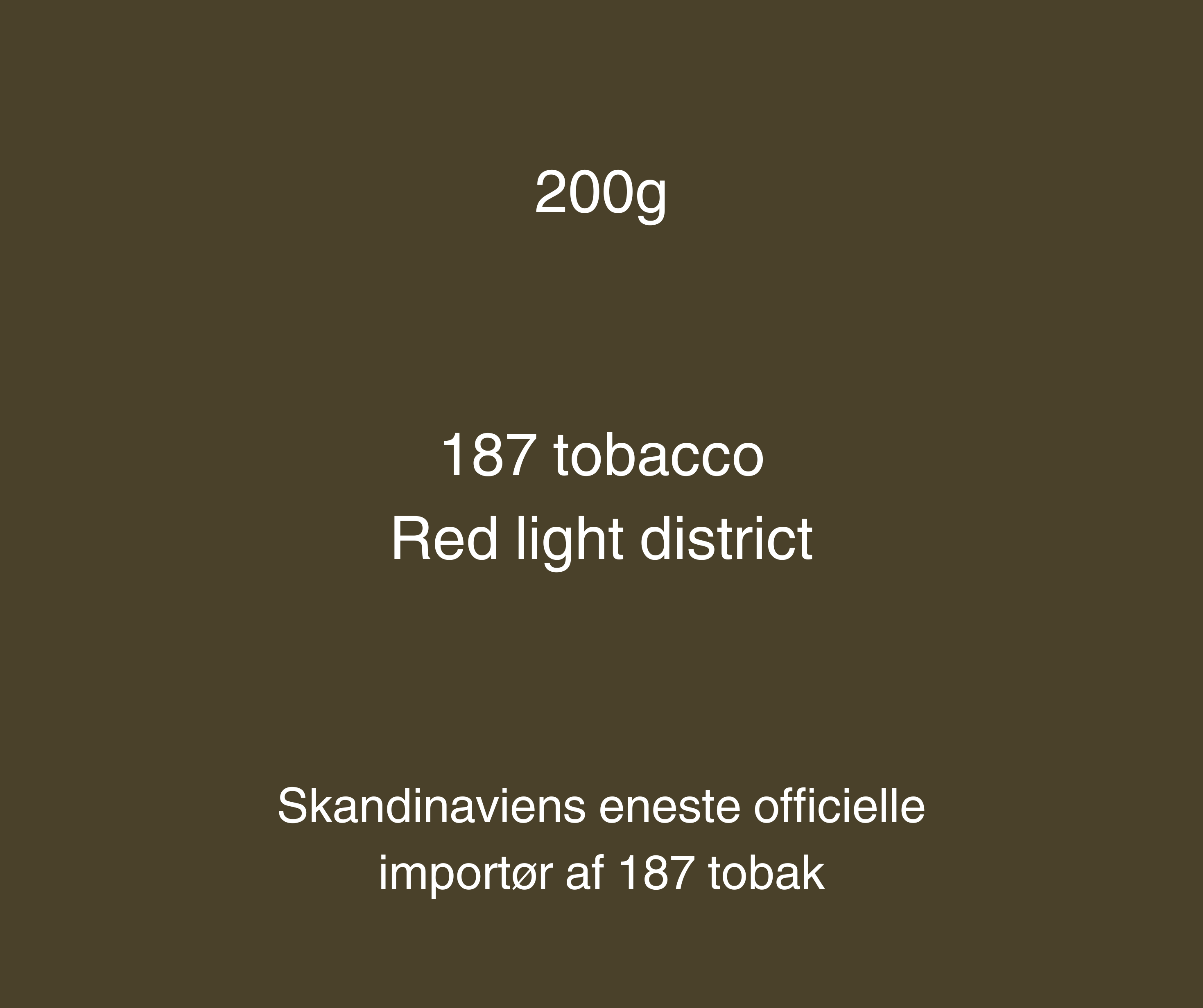 Red Light District 200g (Kirsebær & Banan) - Caesar Shisha