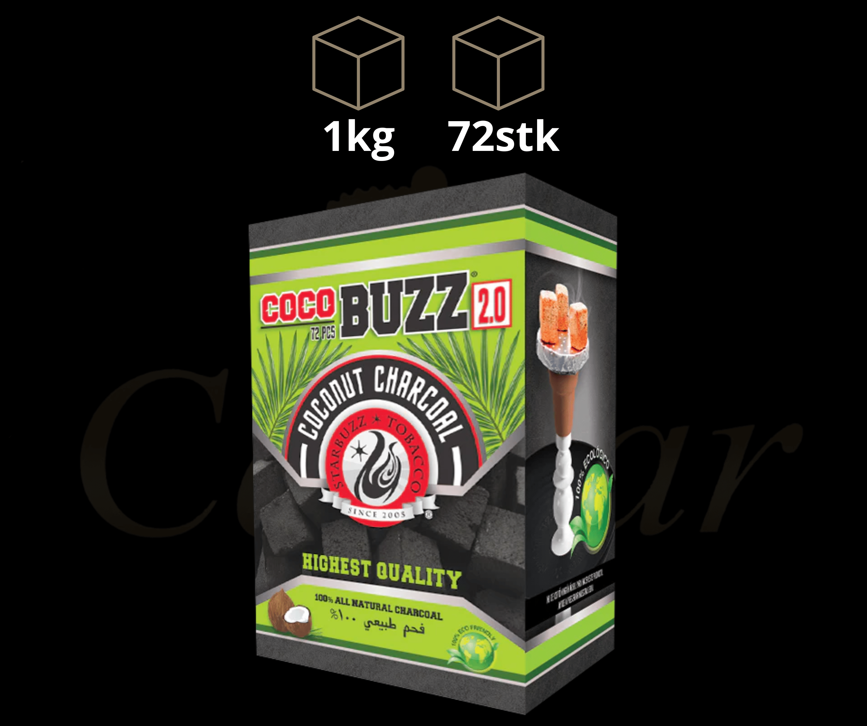 StarBuzz CocoBuzz 2.0 (10kg) - Caesar Shisha