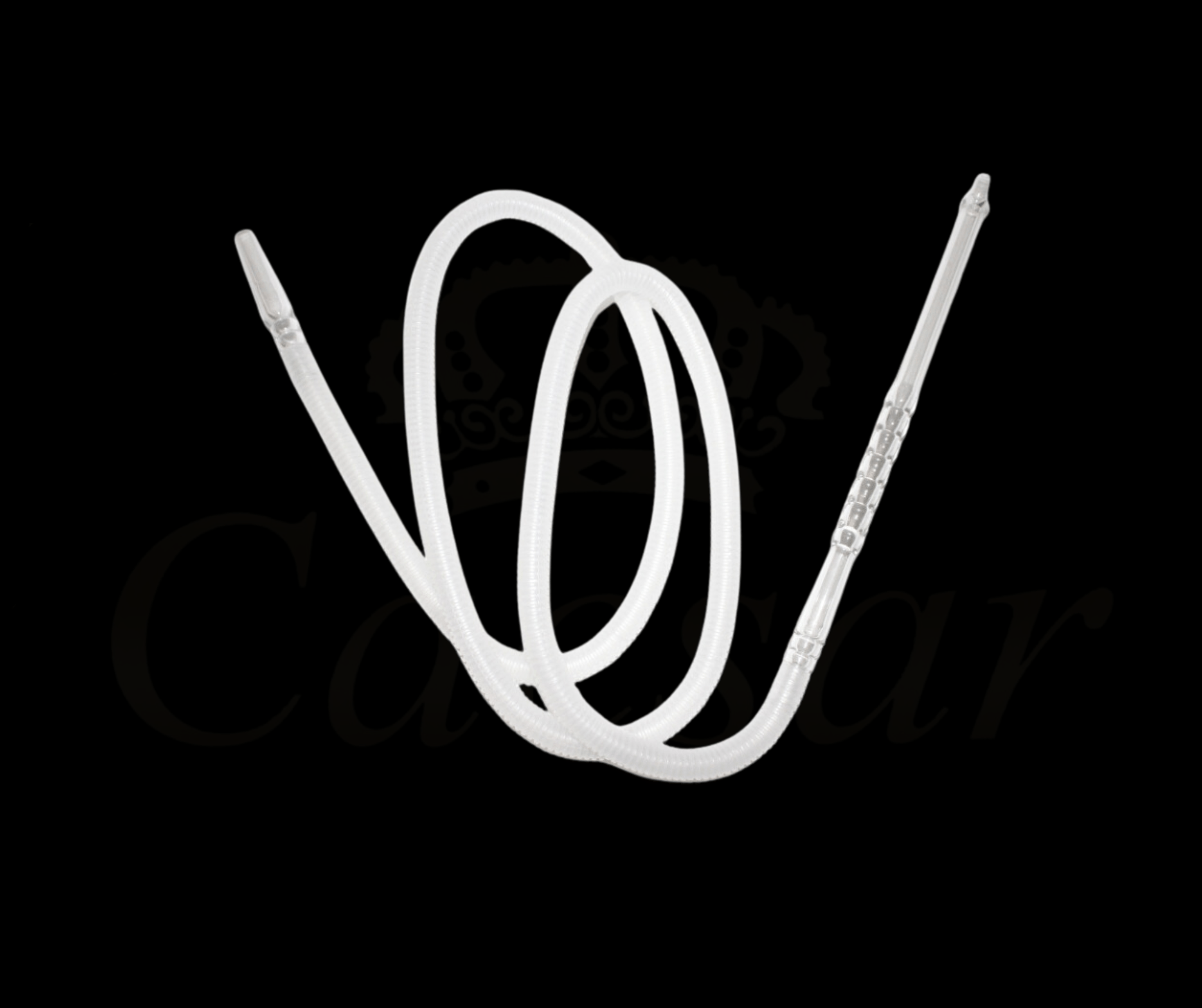 Hygiejne/Plastik Slanger - Gennemsigtig - Caesar Shisha