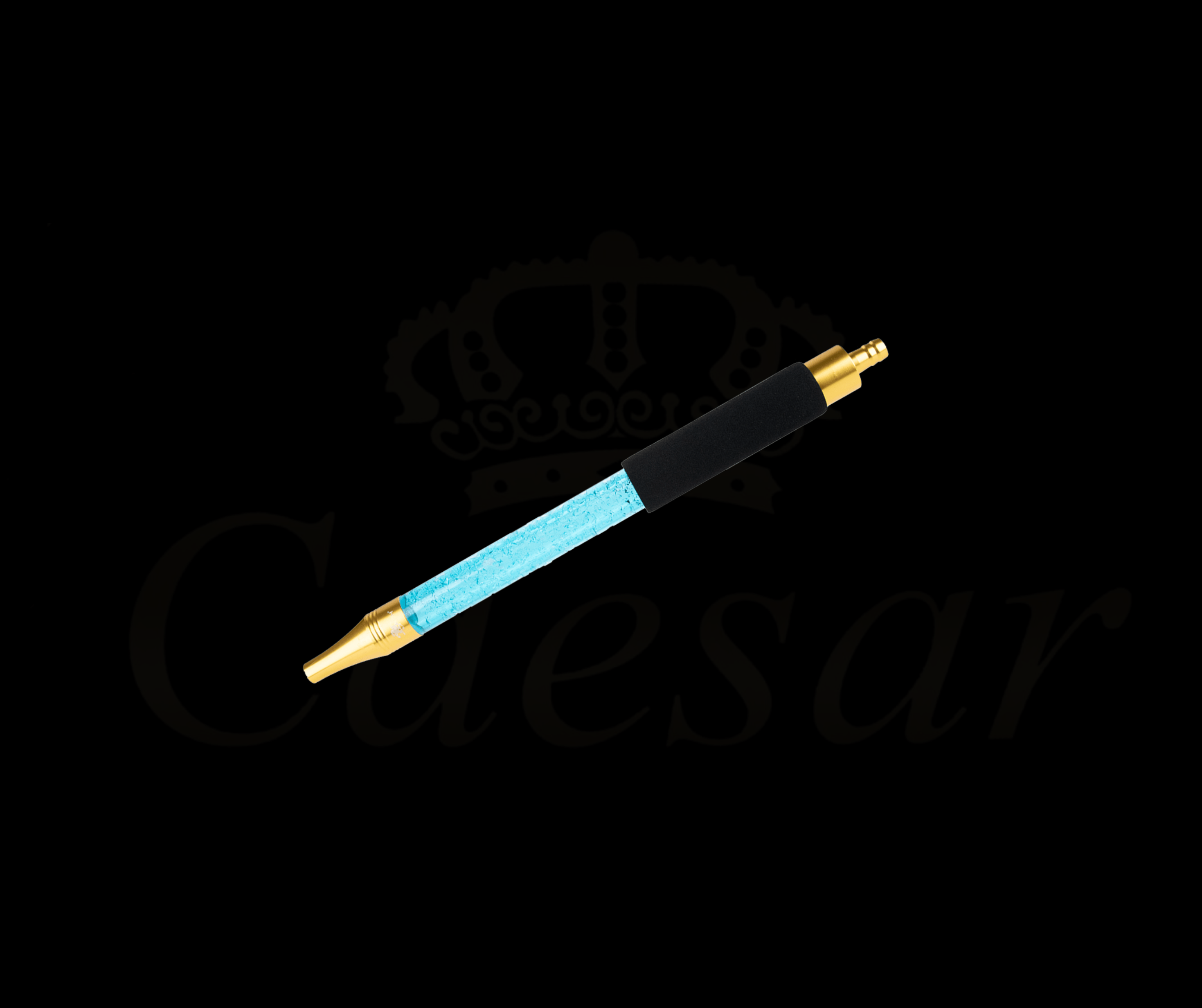 Jookah - Blizzard Mundstykke / Gold - Blue - Caesar Shisha