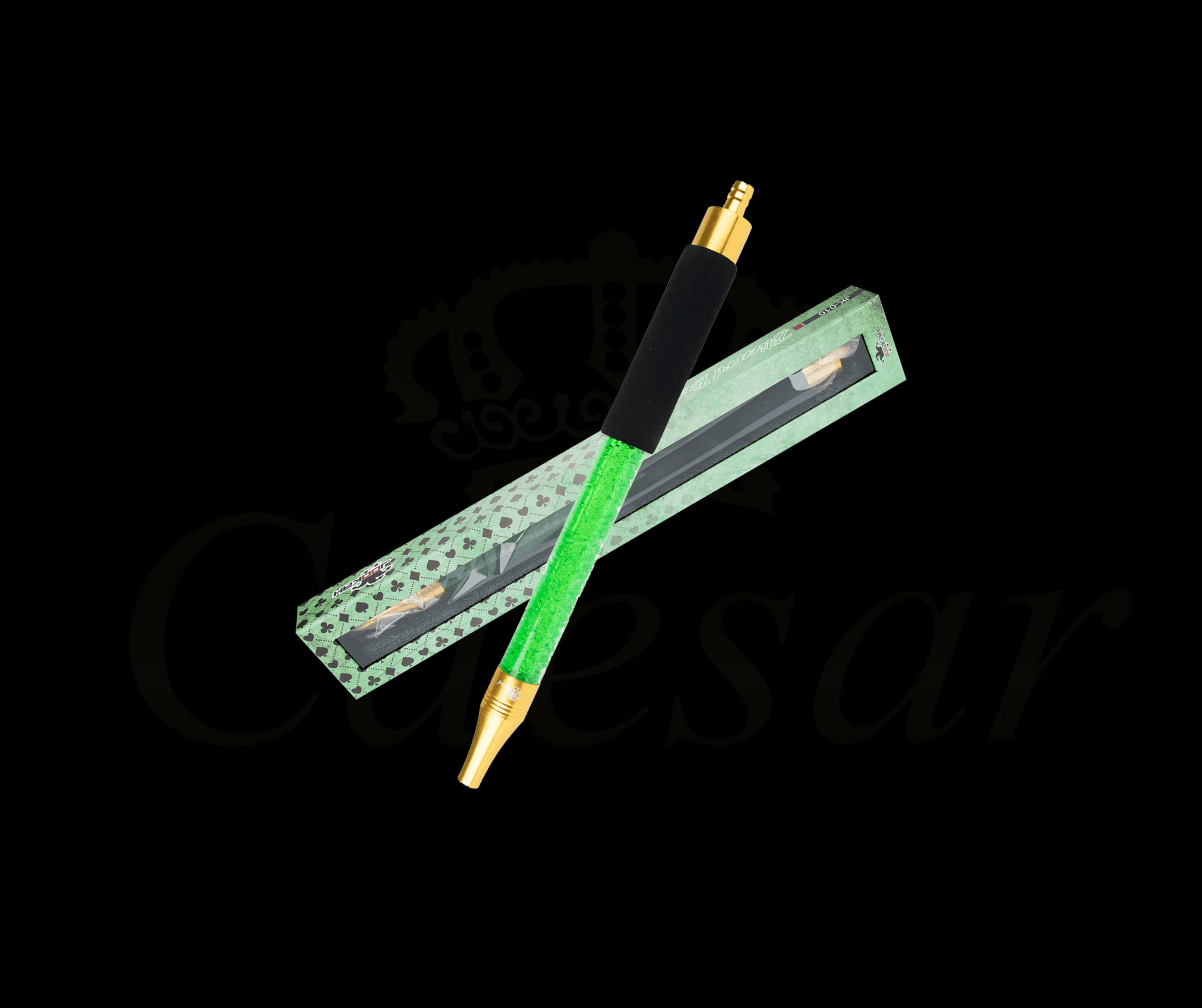 Jookah - Blizzard Mundstykke / Gold - Green - Caesar Shisha