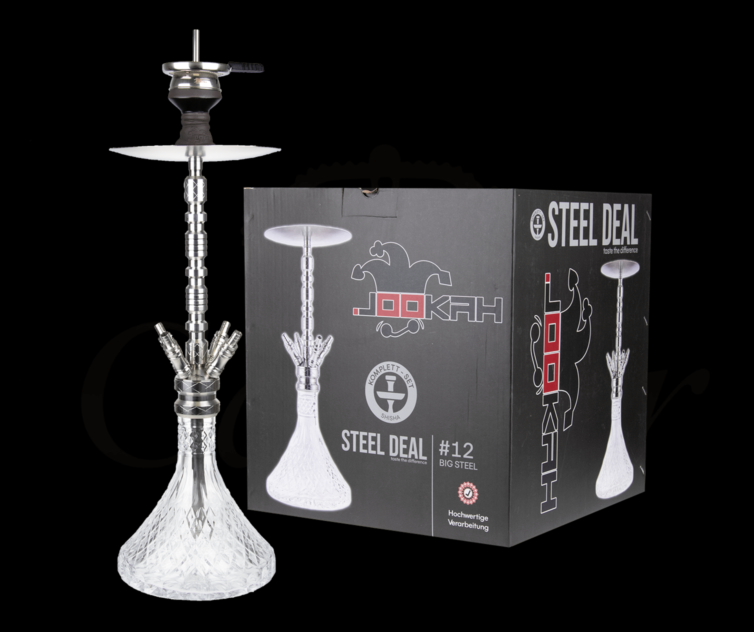 Jookah - Steel Deal #12 Big Steel - Caesar Shisha