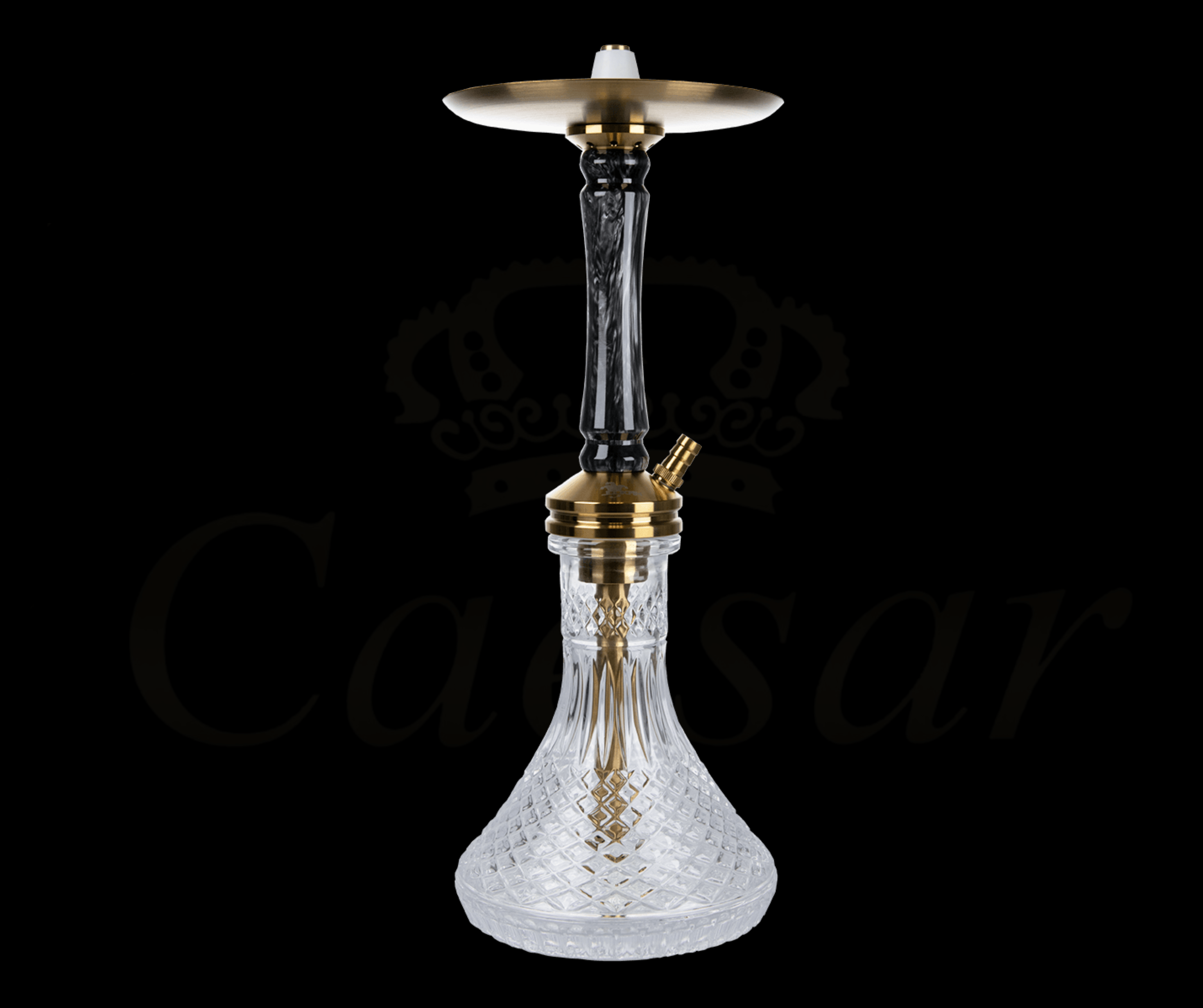 Jookah - Straight Flush / Black & Gold - Caesar Shisha