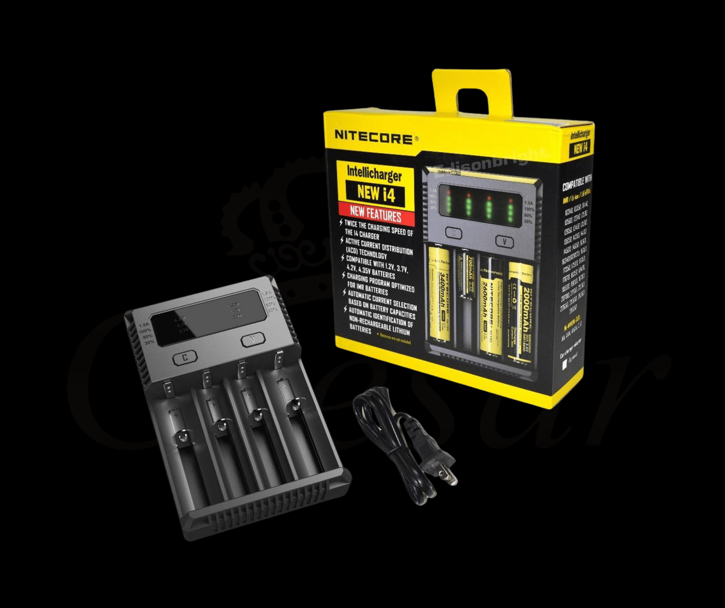 Nitecore Intellicharger NEW i4 - Caesar Shisha