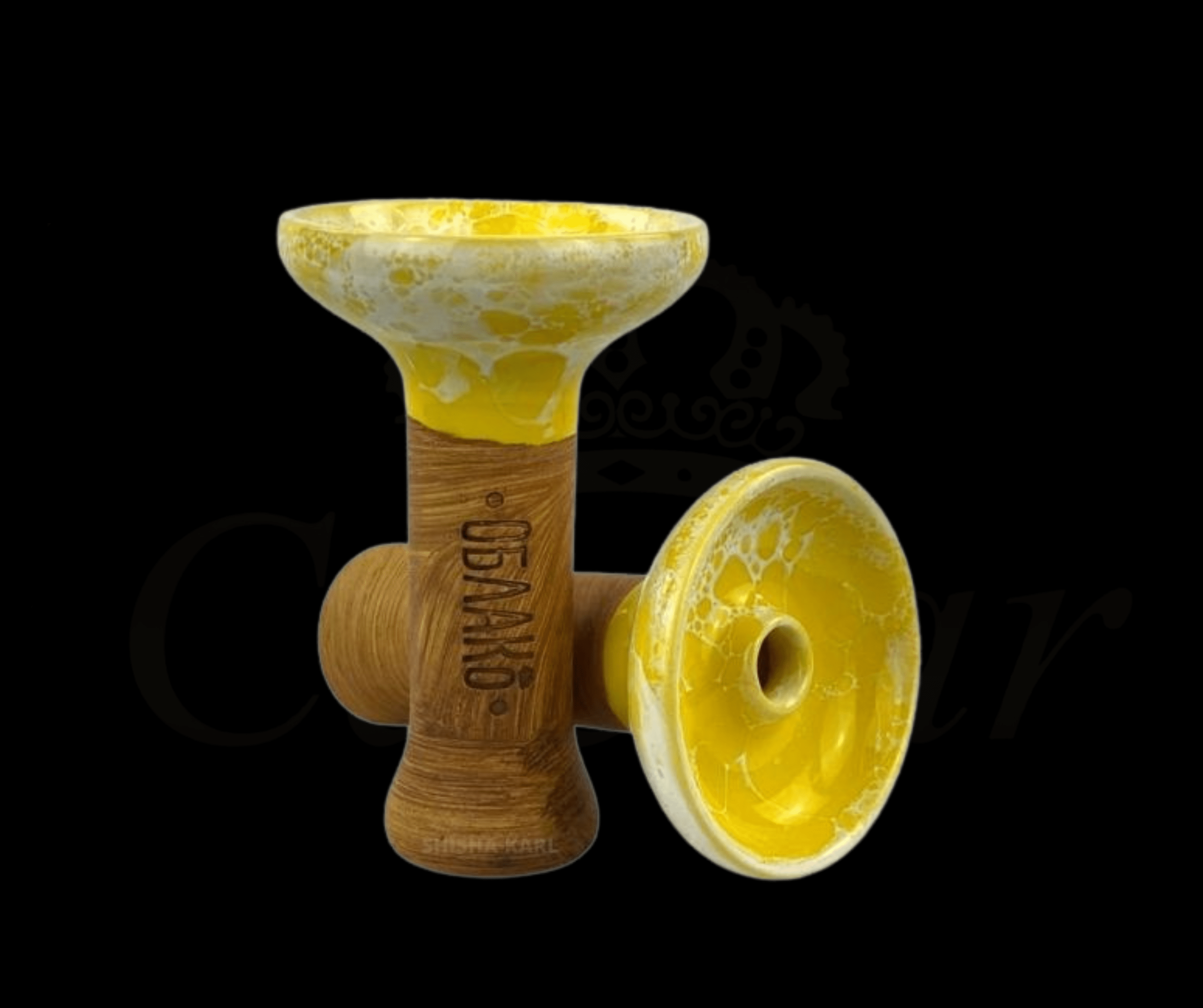Oblako Phunnel (M) - Yellow Glazed - Caesar Shisha
