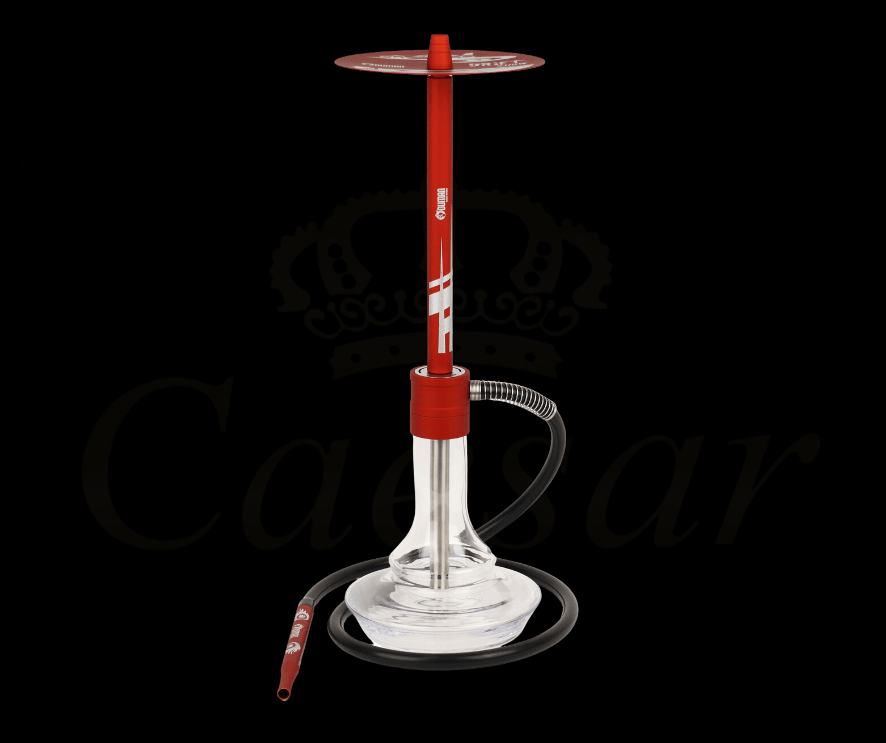 Oduman Smoke Drift Hookah - Red - Caesar Shisha