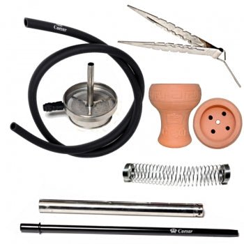 Q&D Tornado - Stainless Steel - Amber - Caesar Shisha