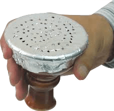 Rundt Sølvpapir (100 stk) - - Caesar Shisha