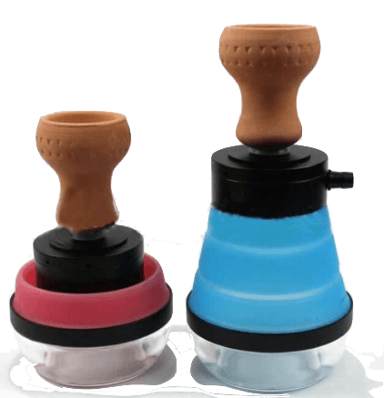 Silicone Rejse Vandpibe - Shisha vandpibe - Caesar Shisha