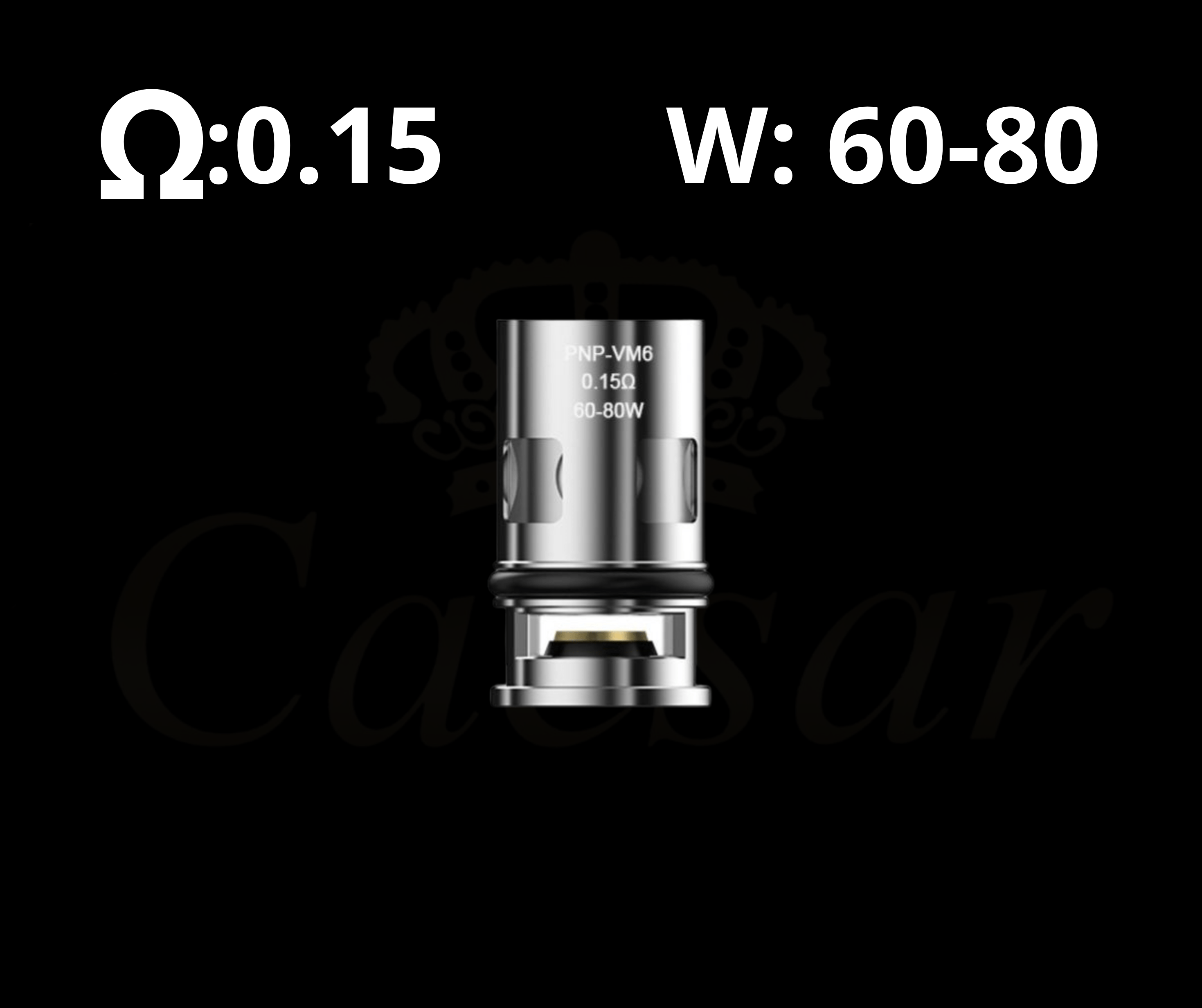 VOOPOO PnP-VM6 Coils/Brænder - Caesar Shisha