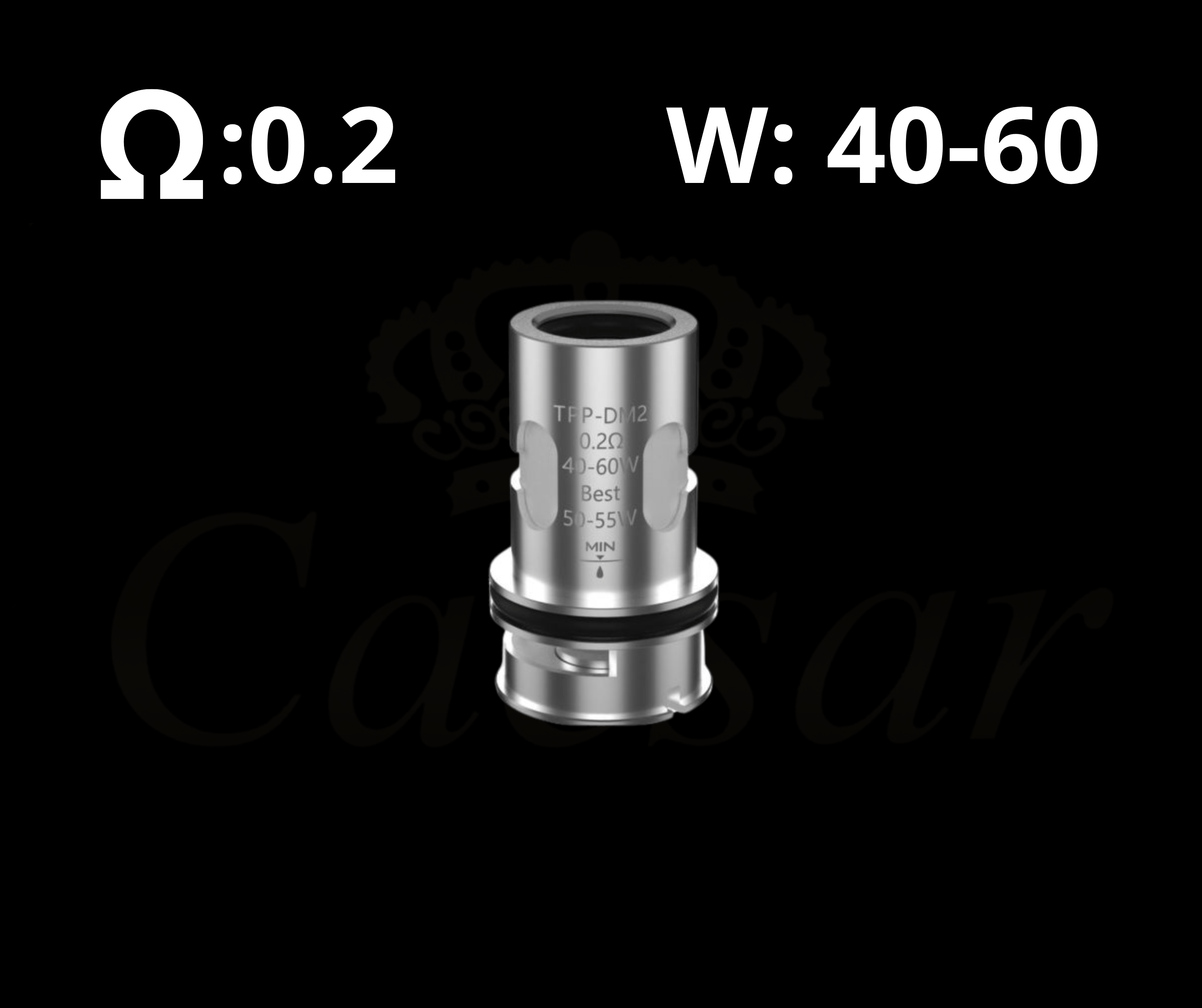 VOOPOO TPP-DM2 Coils/Brænder - Caesar Shisha