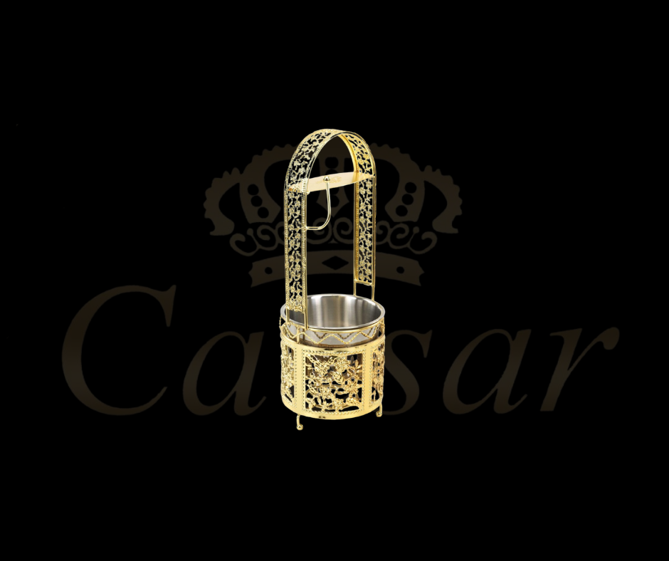 Caesar kulholder / small guld