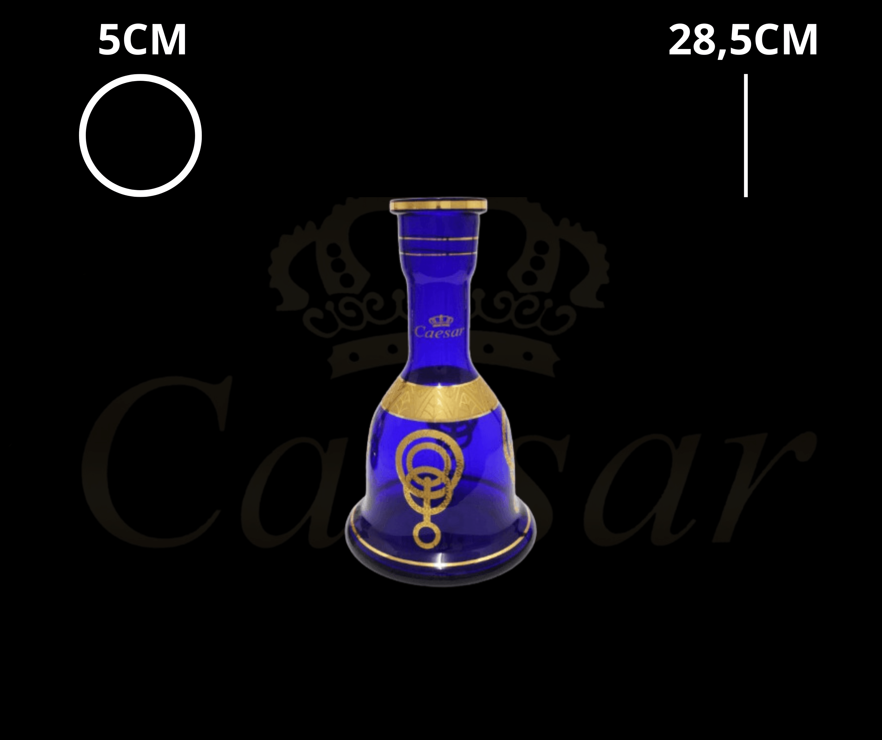 Caesar Babylon Reserve Vase - Blå - Caesar Shisha