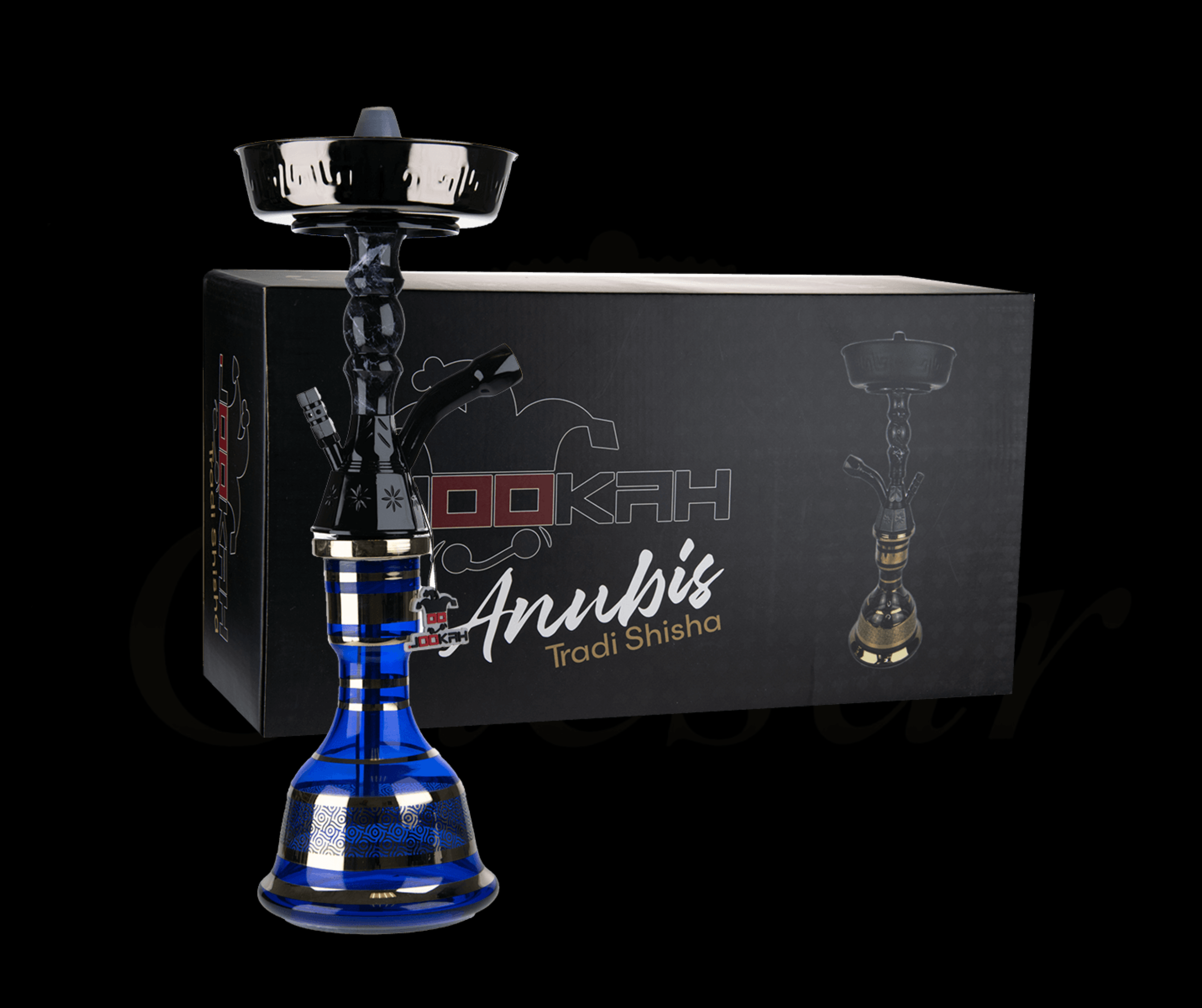 Jookah - Anubis 05 / Black - Blue - Caesar Shisha