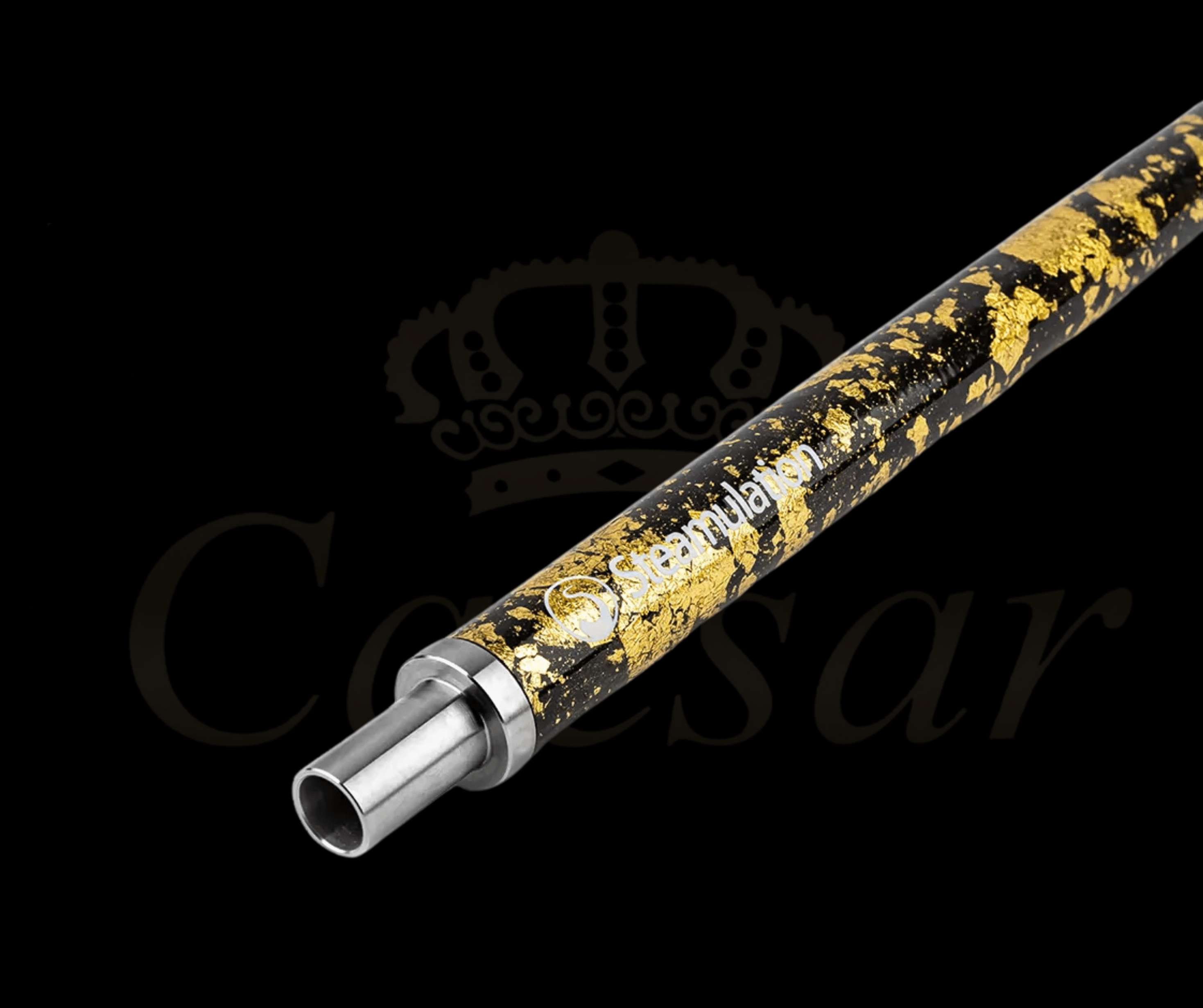 Steamulation Carbon Mundstykke - Golden Leaf - Caesar Shisha