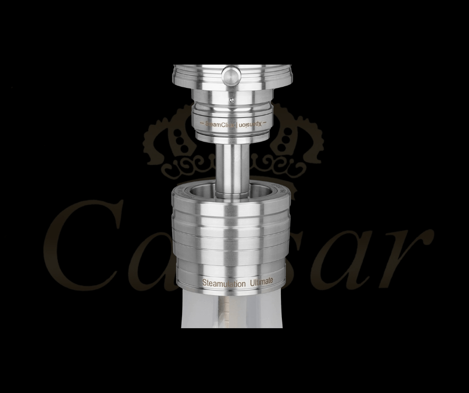 Steamulation Ultimate One Gen.III [+] / Ultimate Silver matt metallic - Caesar Shisha