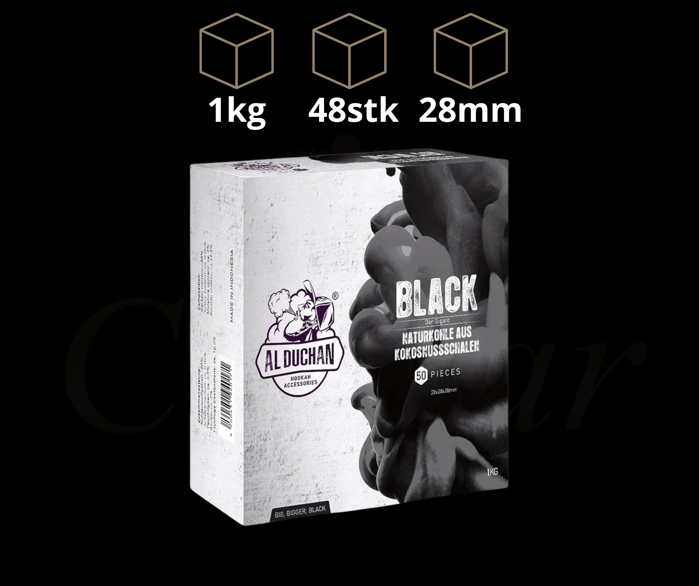 Al Duchan BLACK - Caesar Shisha