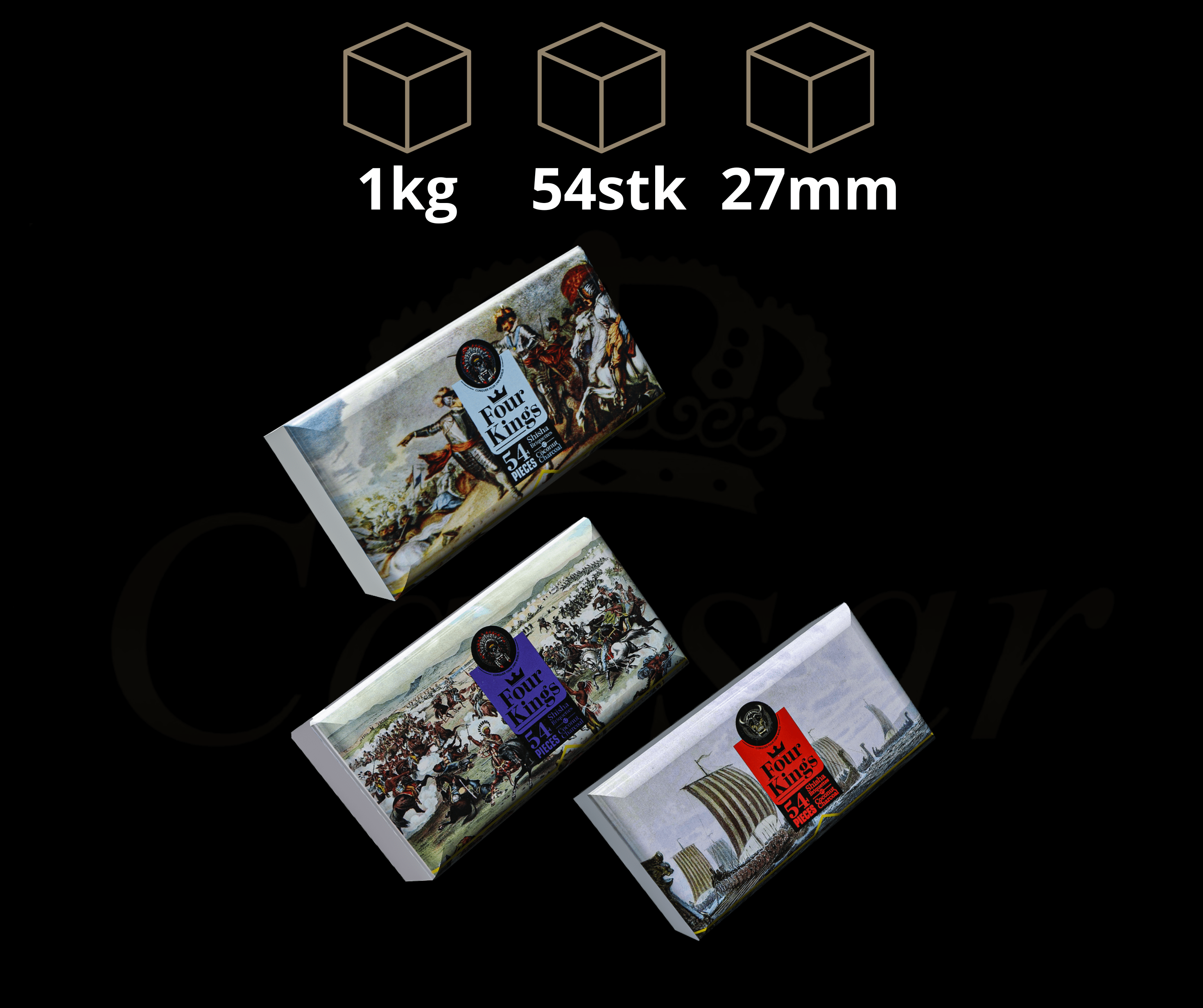 Four Kings 27'er - Caesar Shisha