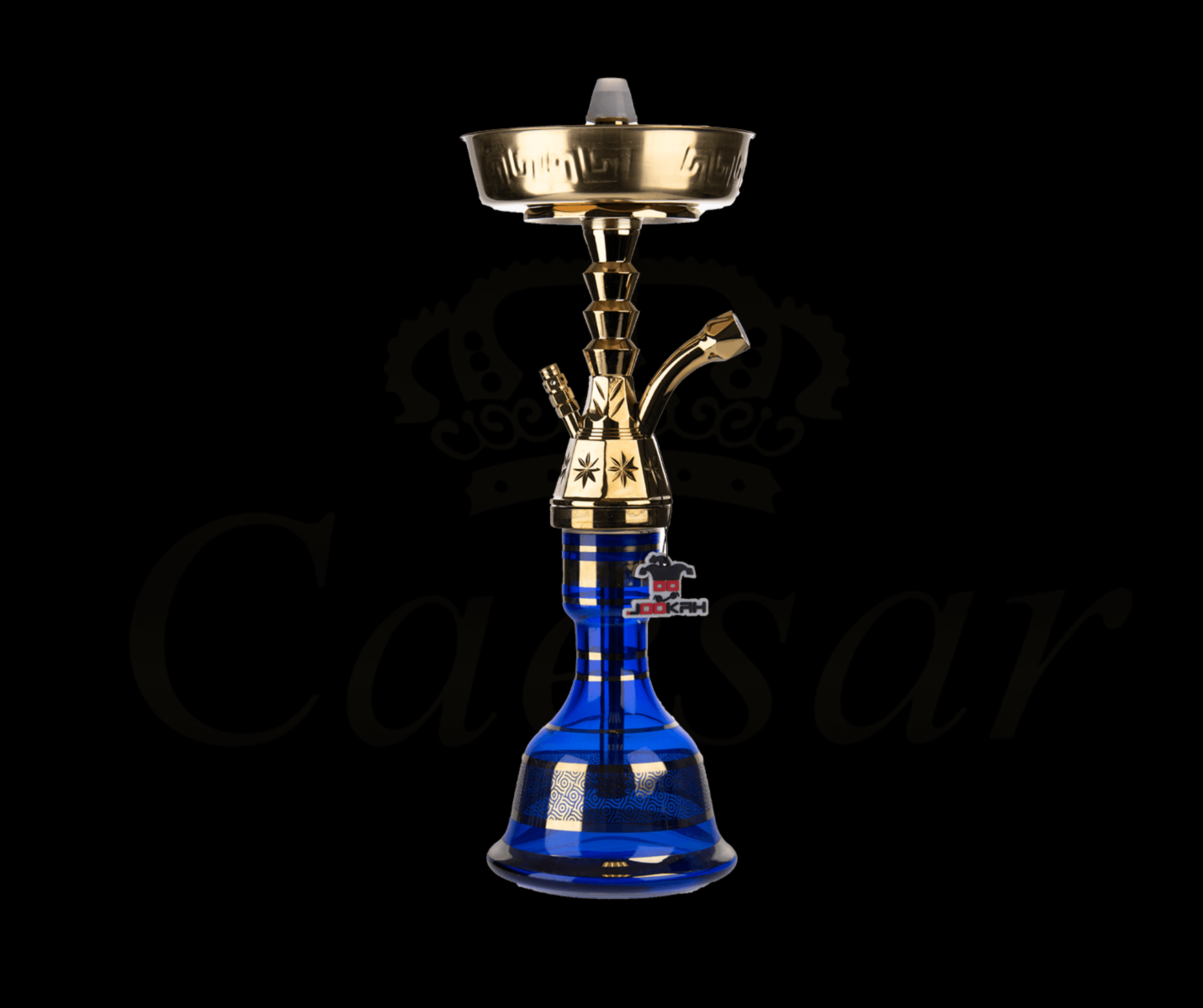 Jookah - Olufemi 02 / Gold - Blue - Caesar Shisha