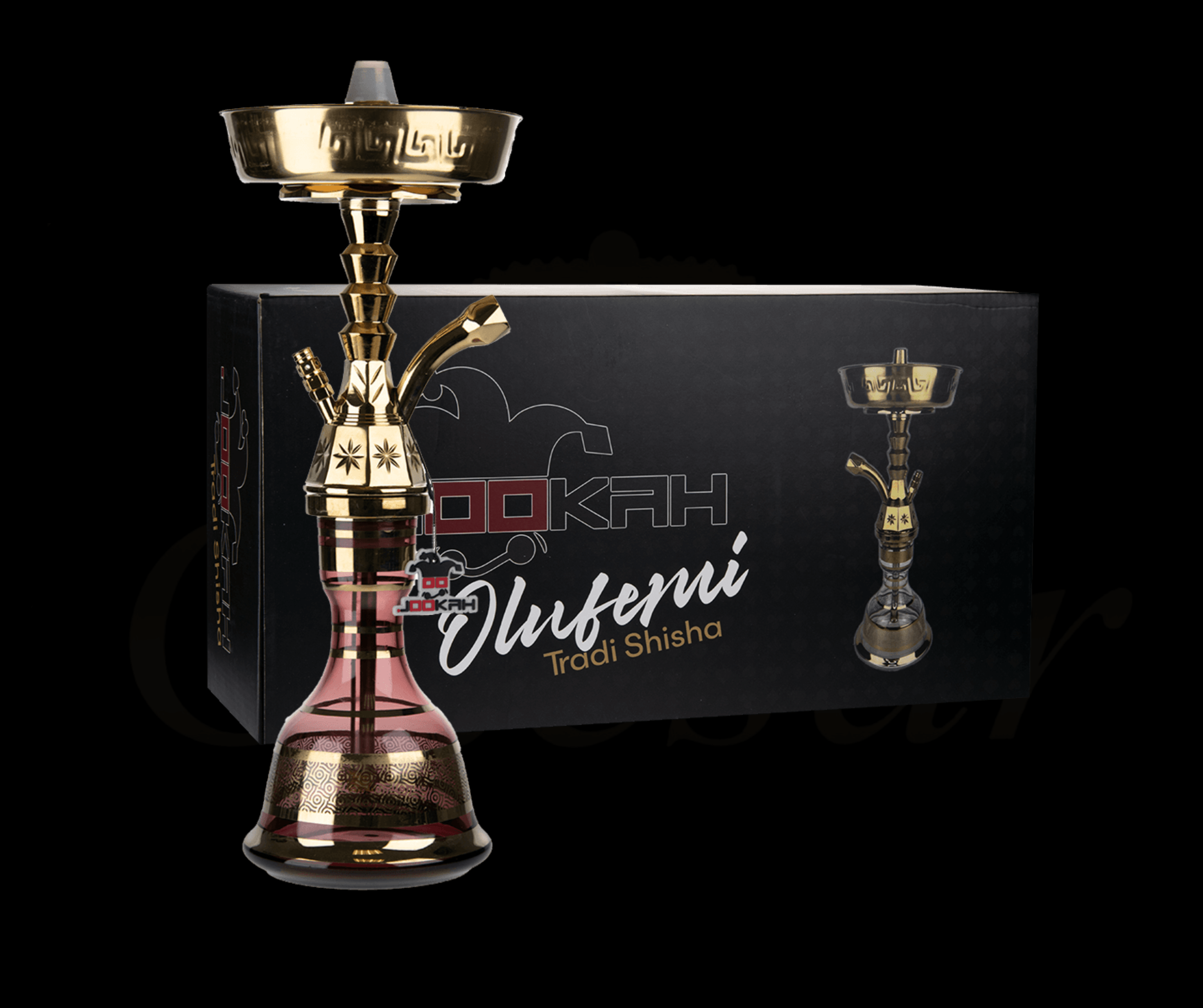 Jookah - Olufemi 02 / Gold - Purple - Caesar Shisha