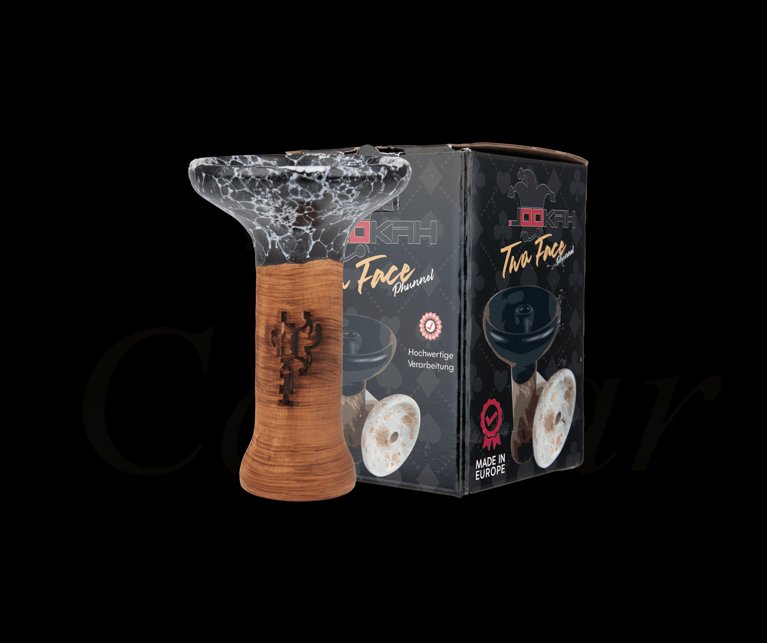 Jookah - Two Face / Black - Caesar Shisha