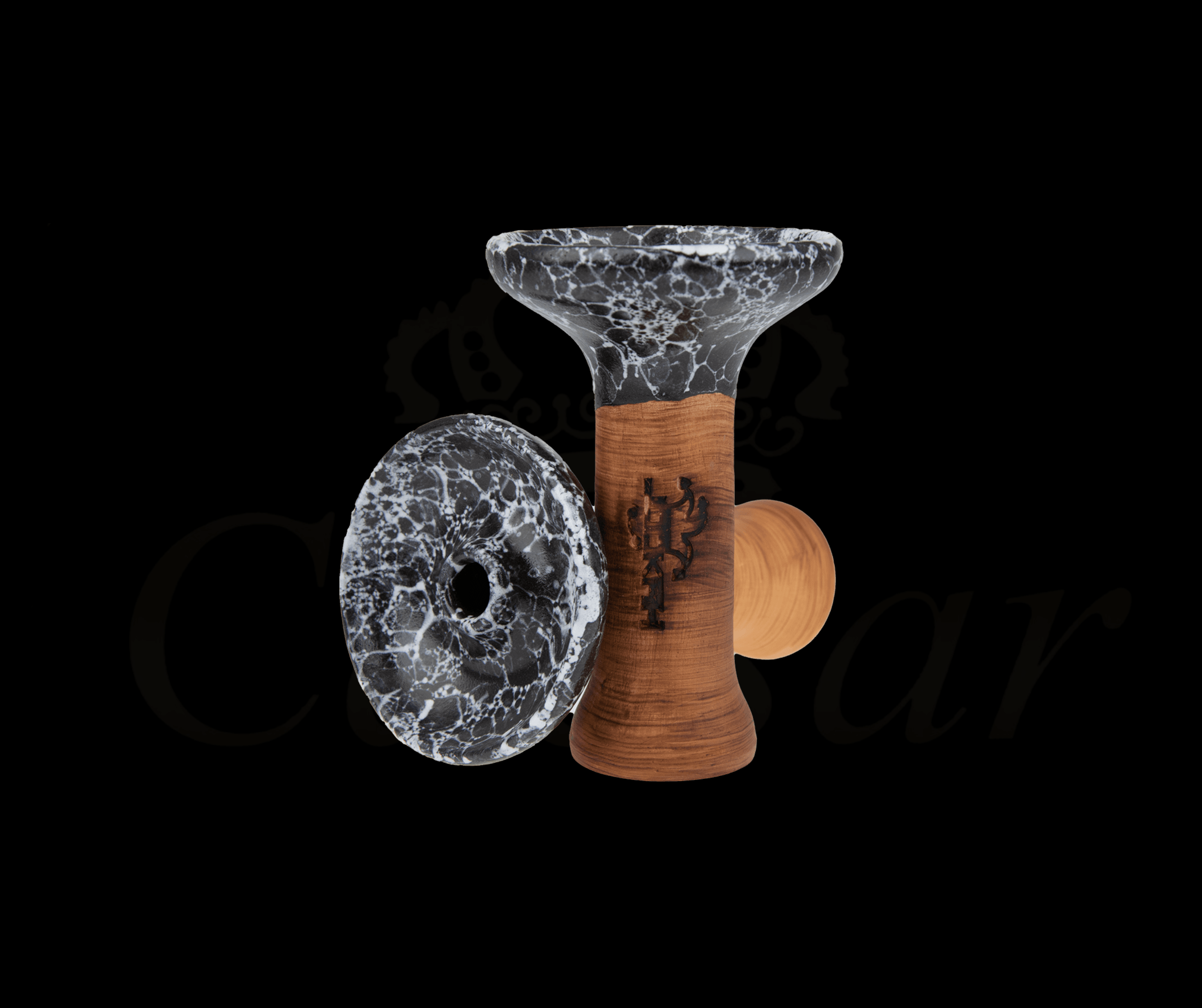 Jookah - Two Face / Black - Caesar Shisha