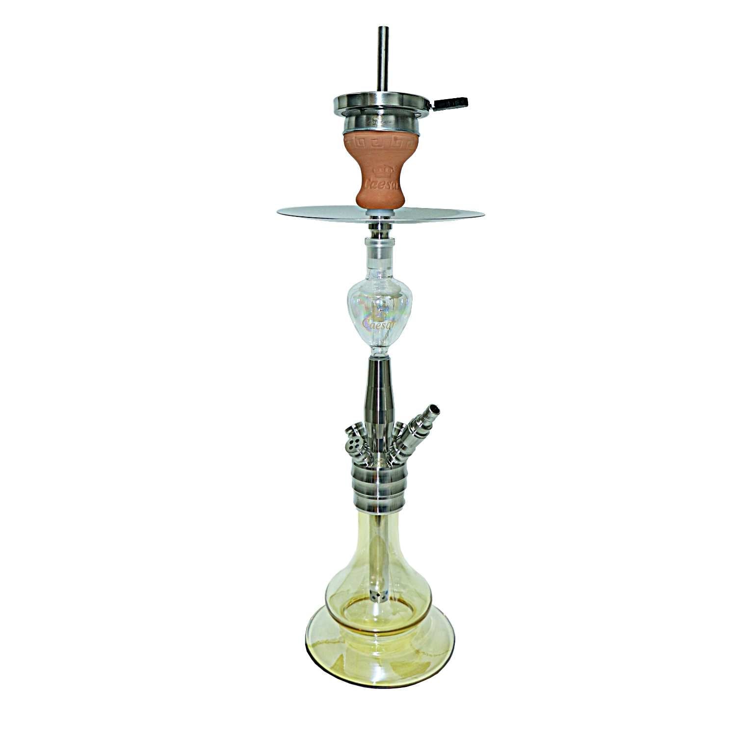 Q&D Tornado - Stainless Steel - Amber - Caesar Shisha