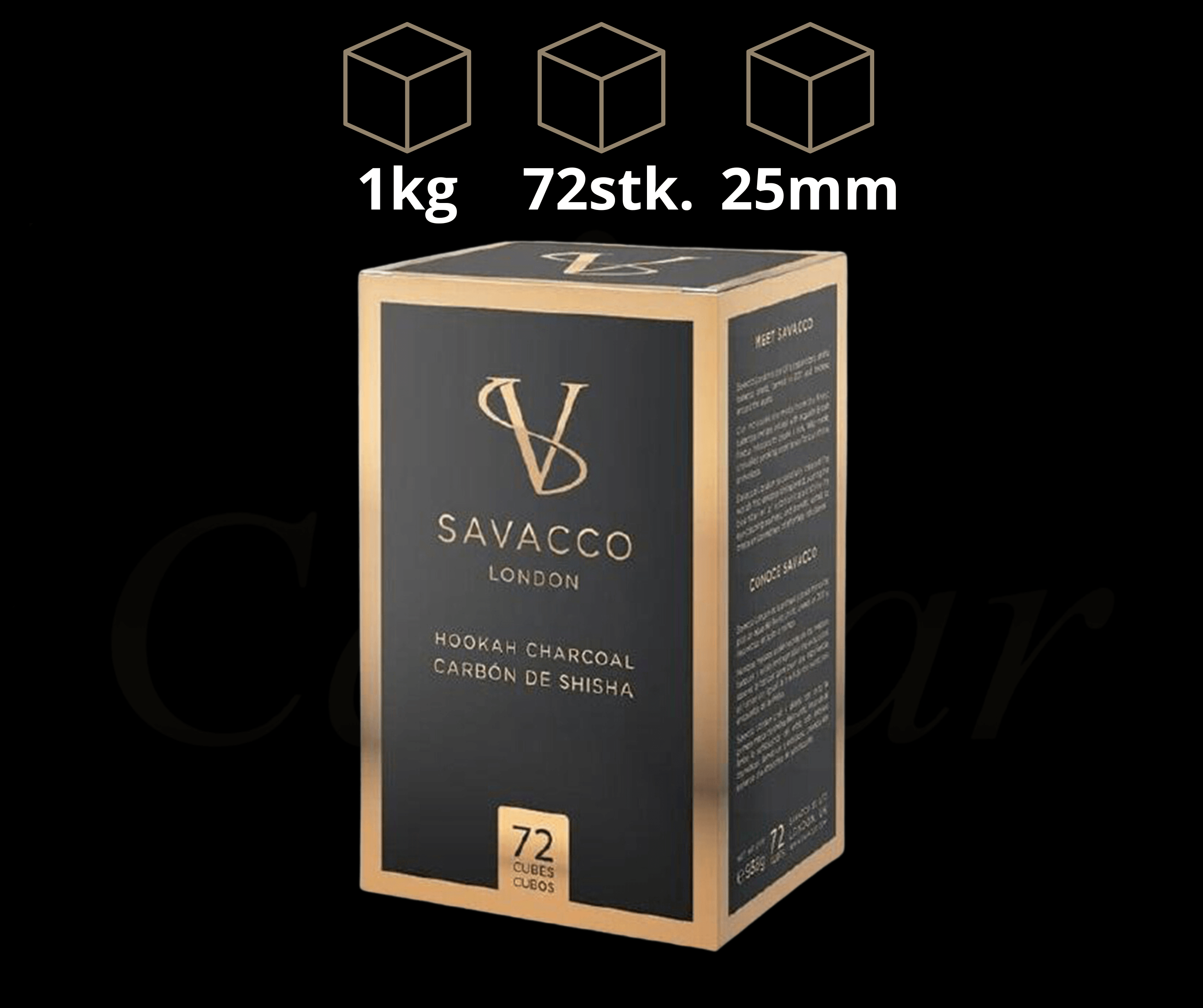 Savacco Black - Caesar Shisha